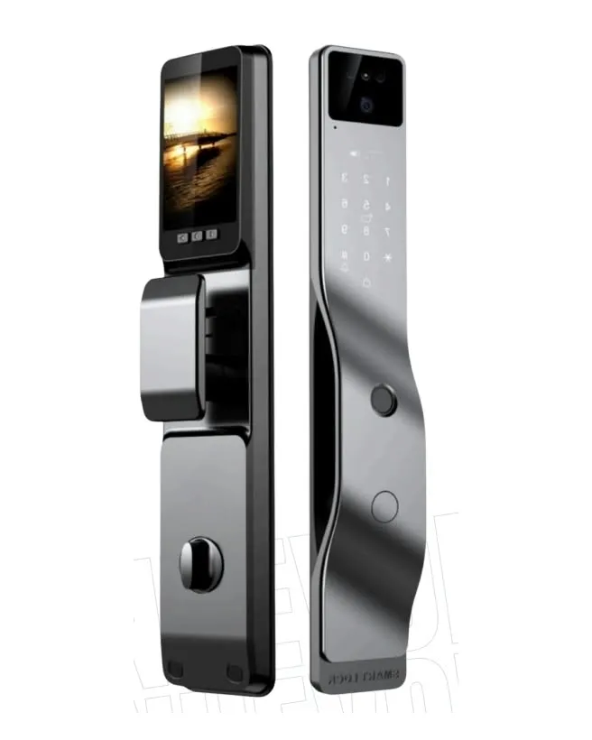 Cerradura inteligente CI-F016 modelo premium color silver
